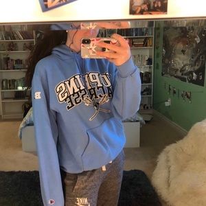 Champion John Hopkins Lacrosse Hoodie light blue